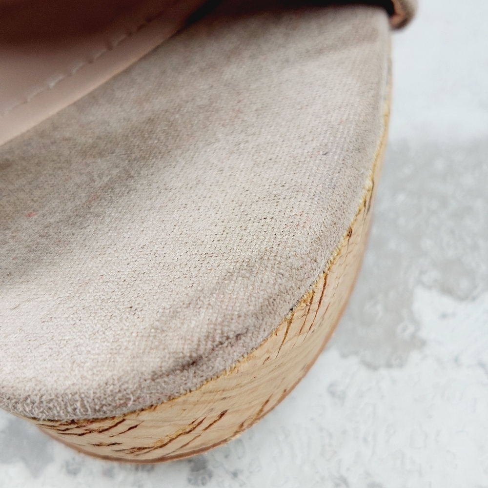 Charles By Charles David Latrisa Tan Wedge Heel Slide Sandals C29 - Picture 12 of 13